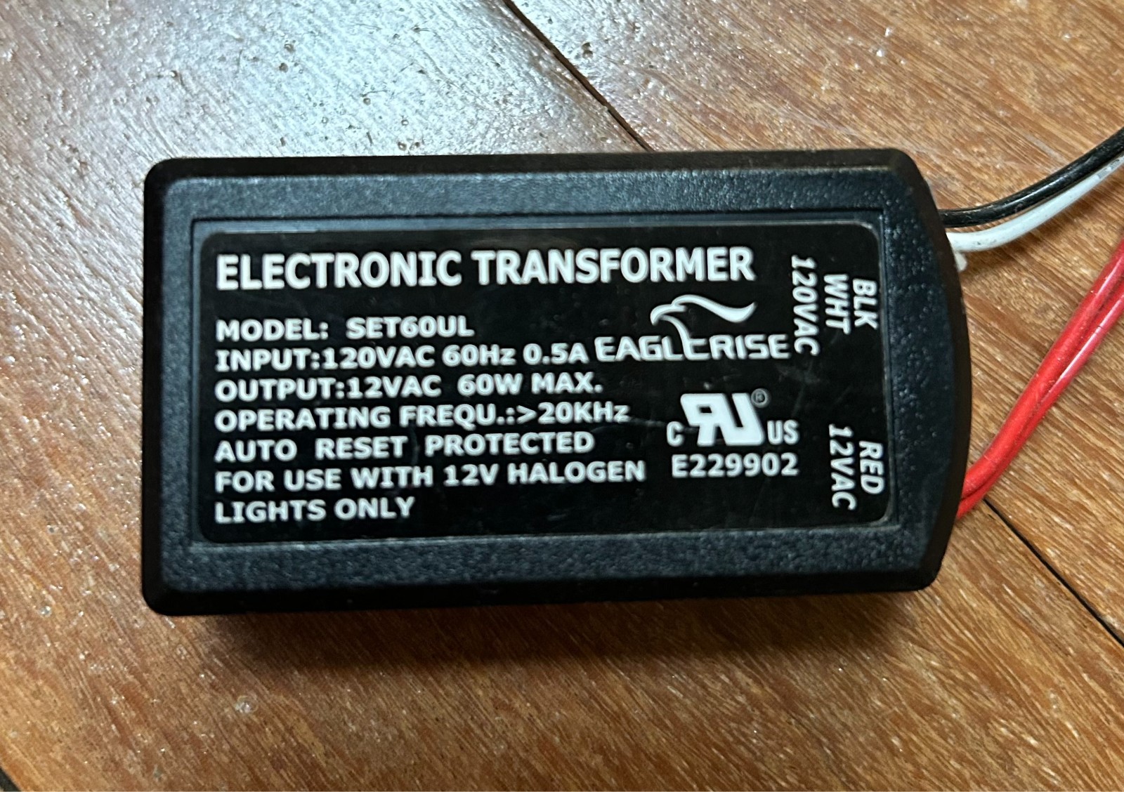 Electronic Transformer – SET60UL – Halogen Transformer – 12V Transformer