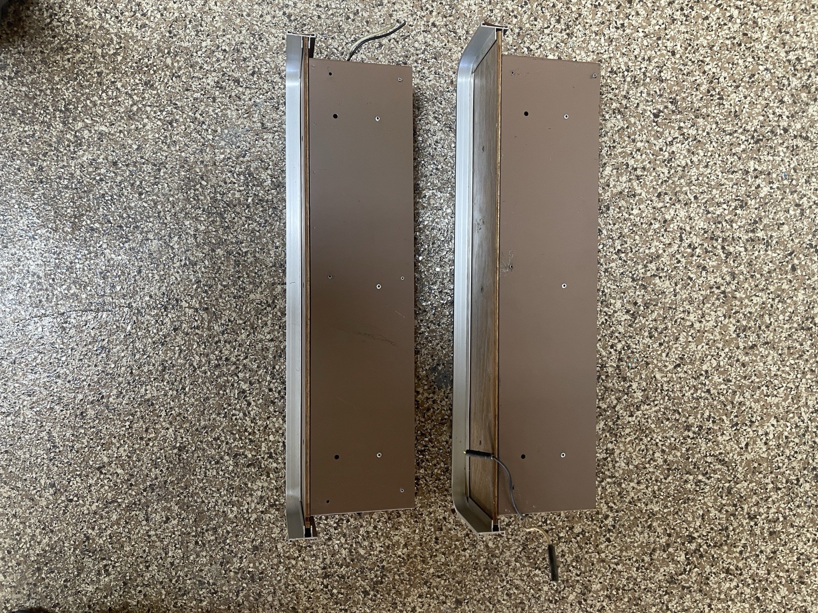 Vintage 1970s Airstream Wall Sconce Reading Lights 12v