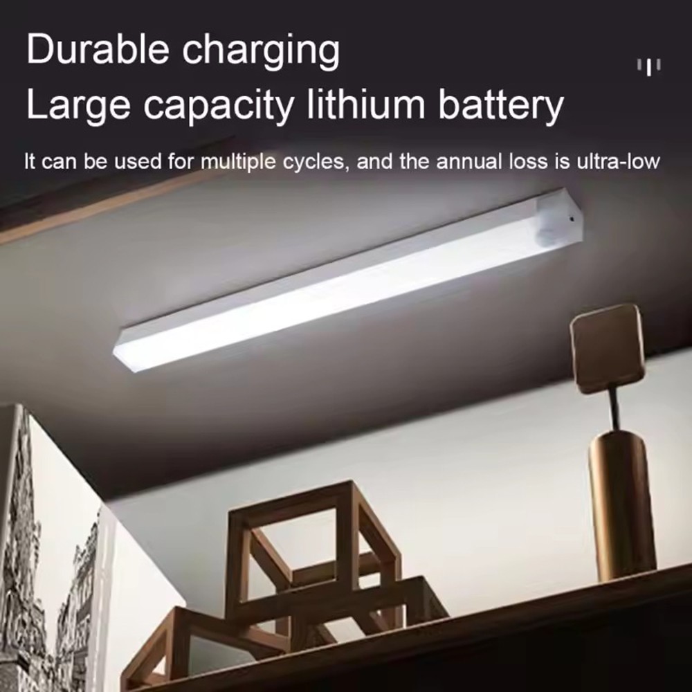 4 Pack LED Under Cabinet Lights, Rechargeable Motion Sensor, 3 Color Dimmable