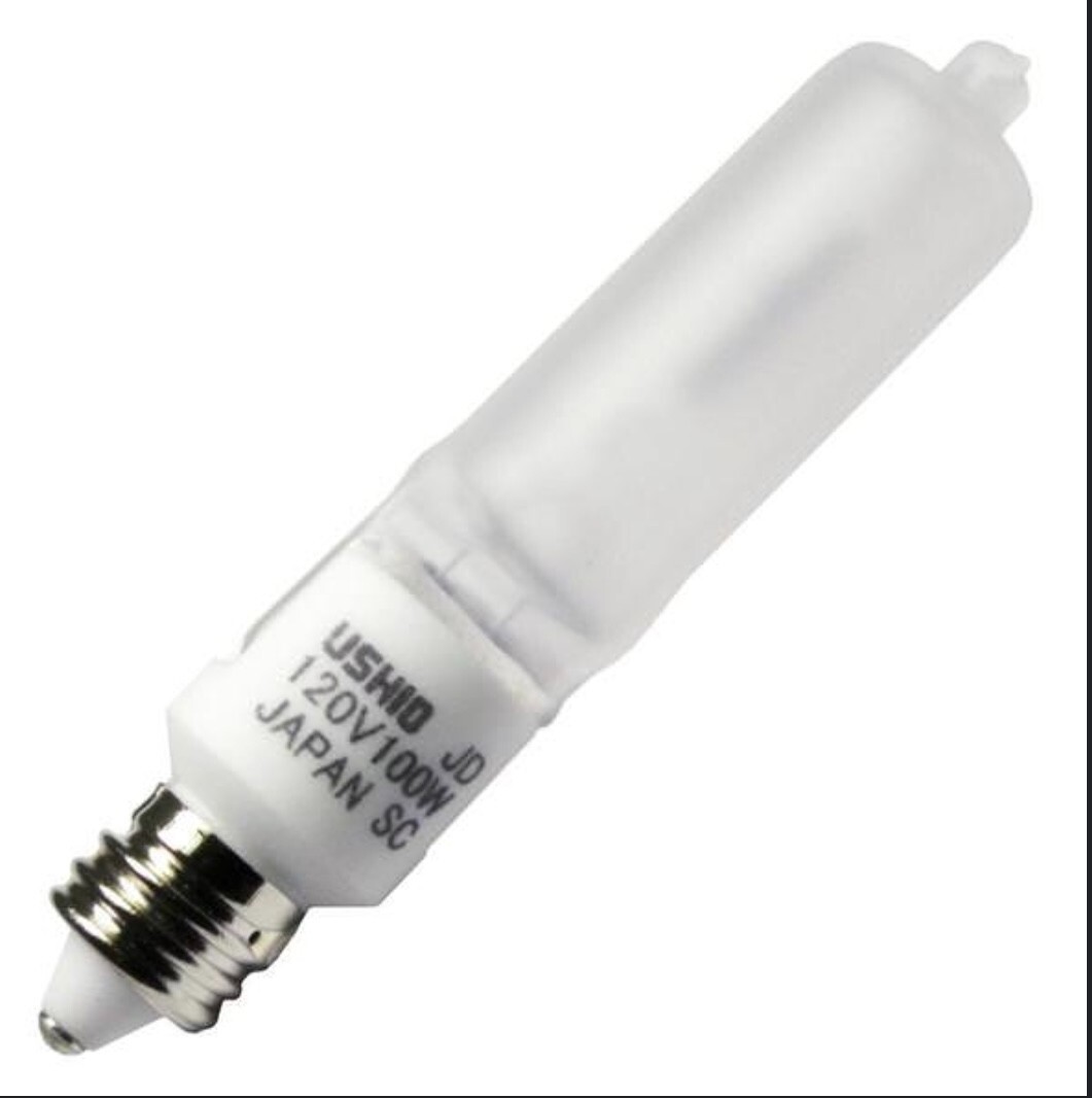 Ushio 1003092 – JD120V-100WF/E11 Screw Base Single Ended Hal Light Bulb