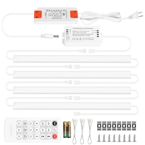 Kitchen Under Cabinet Lights Plug in. Slim. Super Bright. Warm White 3000K