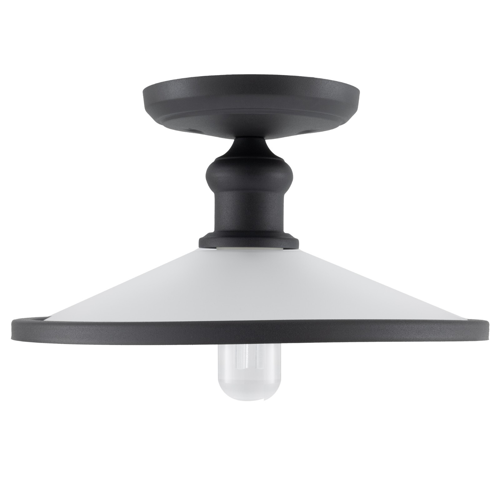RecPro RV 12V Ceiling Light with Frosted Glass Dome