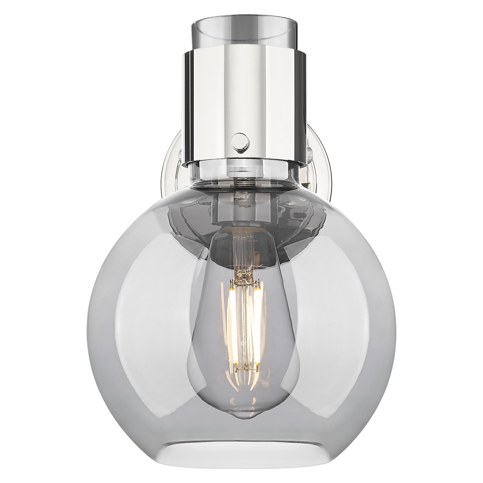 Innovations Lighting 464-1W-G464B-7SM Lawton Sphere 9″ Tall – Black