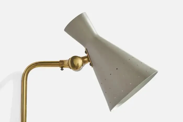 Colombocreationz, Wall Light, Brass, Metal, India, 1950s