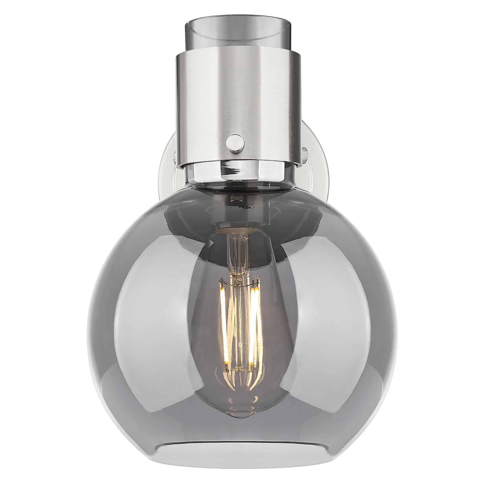 Innovations Lighting 464-1W-G464B-7SM Lawton Sphere 9″ Tall – Black