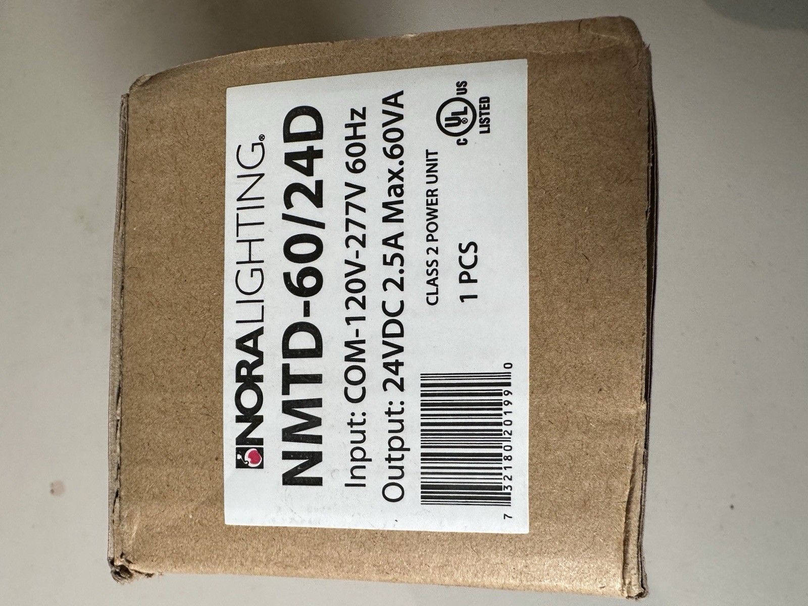 Nora Lighting NMTD-60/24D 60W Dimmable 24V Class II Hardwire