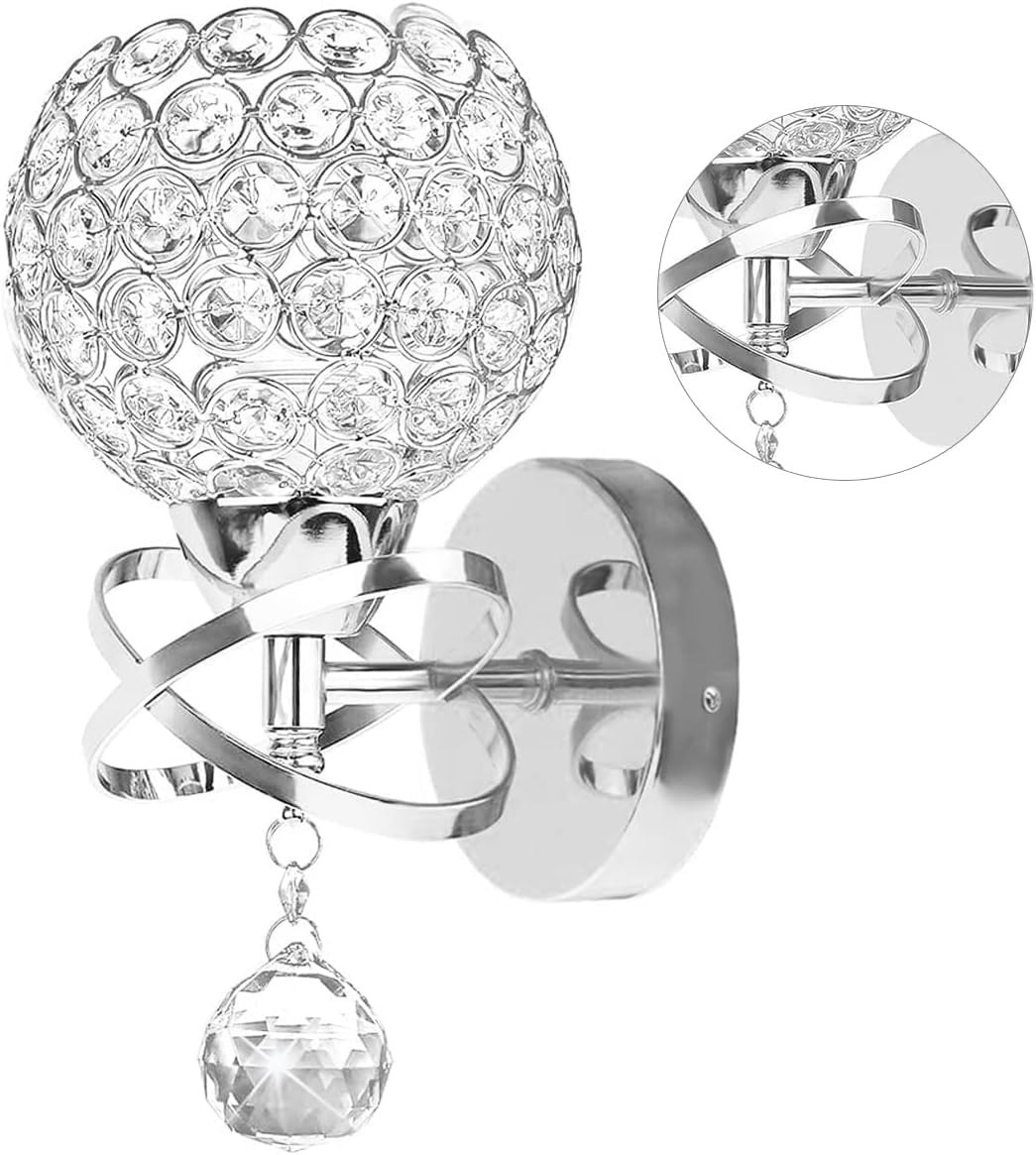 Glamorous Modern Crystal Wall Lighting – Perfect for Bedroom and Living Room