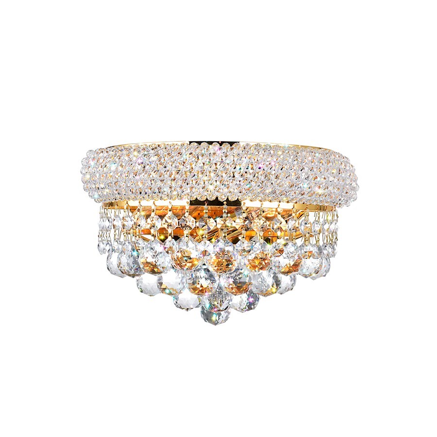 CWI Lighting Empire 2 Light Wall Light, Gold – 8001W12G-A