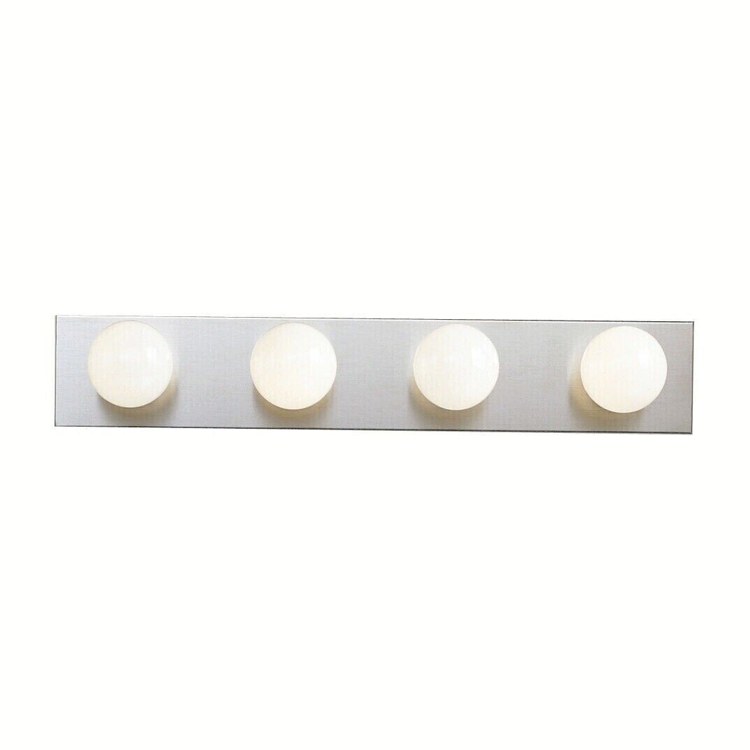 Kichler 624 NI–24″W 4-Bulb BRUSHED NICKEL Bathroom Fixture-LOT OF 2