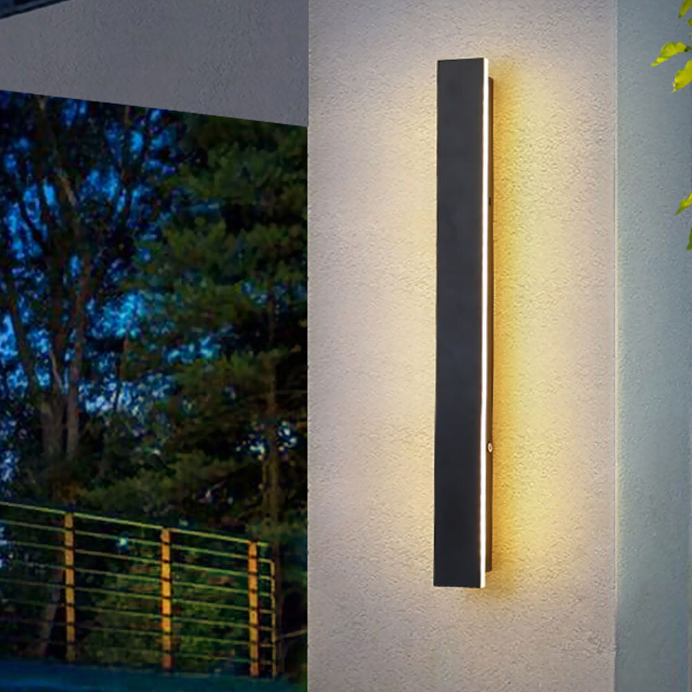 LED Modern Long Wall Sconce Waterproof Outdoor Home Lamp Light Sconce Exterior