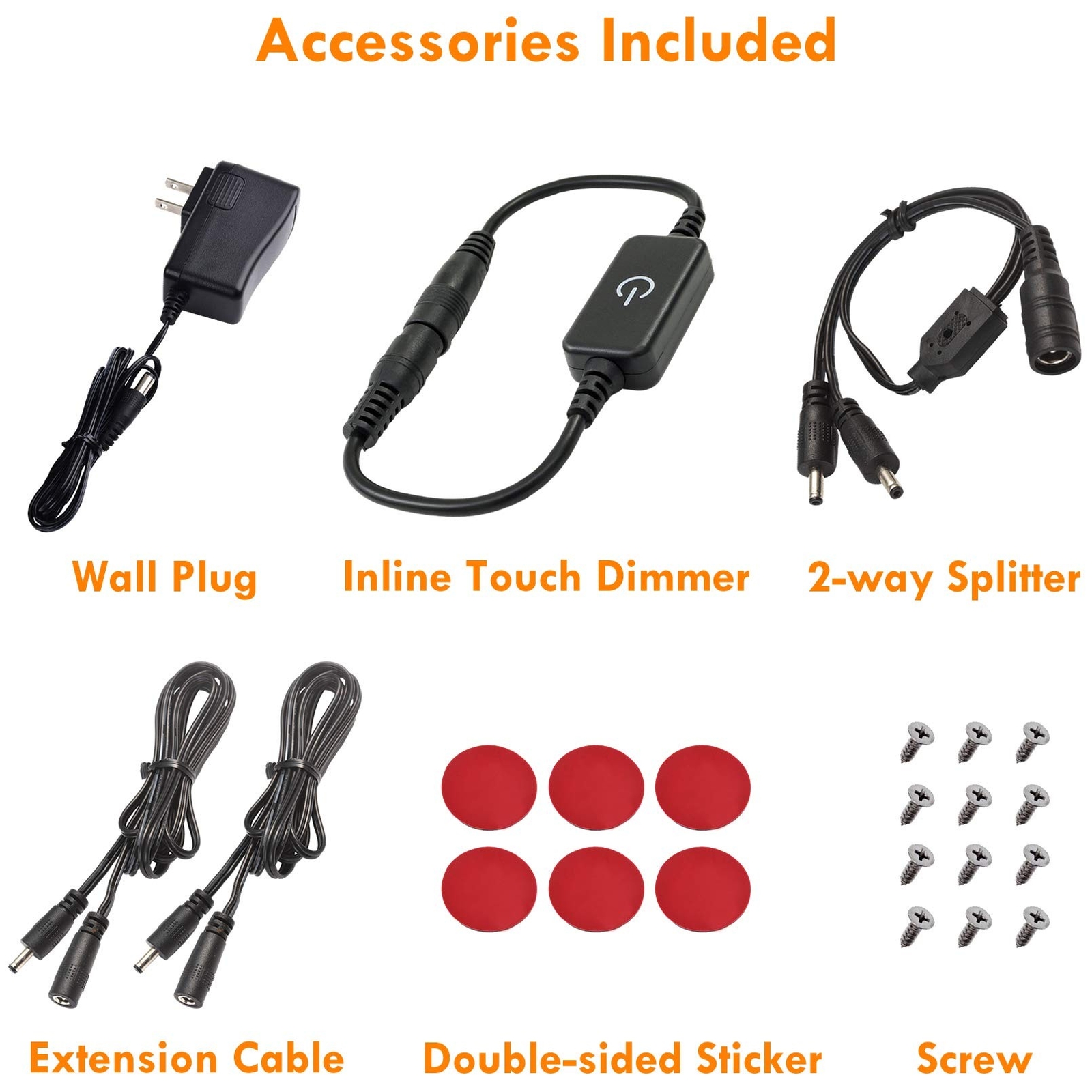Display Cases Lighting Kit, Linkable Round LED Under Cabinet Puck Lights, 0.3…