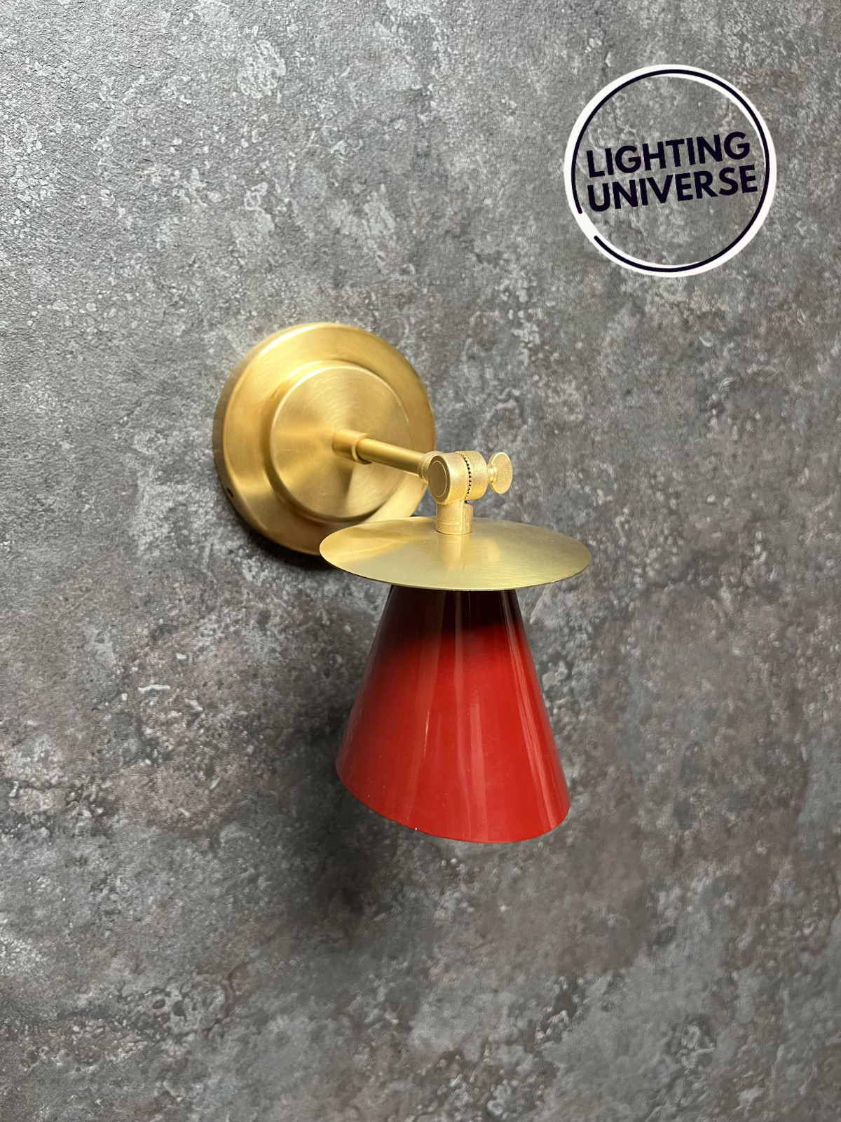 Mid-Century Brass Wall Sconce Stilnovo Handmade Adjustable Wall Lamp