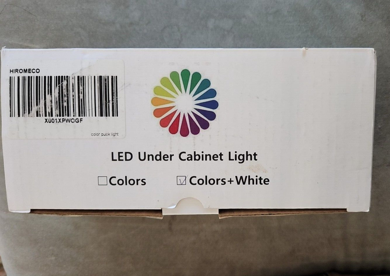 LED Under Cabinet Light 100-240V DC12V 2.7W SMD 5050 White