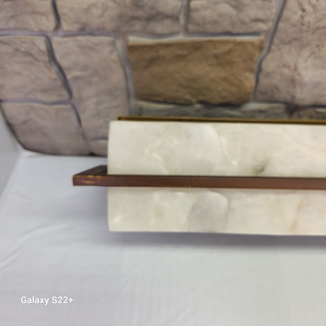 Justice Design Group BAC-9055-DBRZ Alabaster Rocks 30″ LED Vanity Light MCM