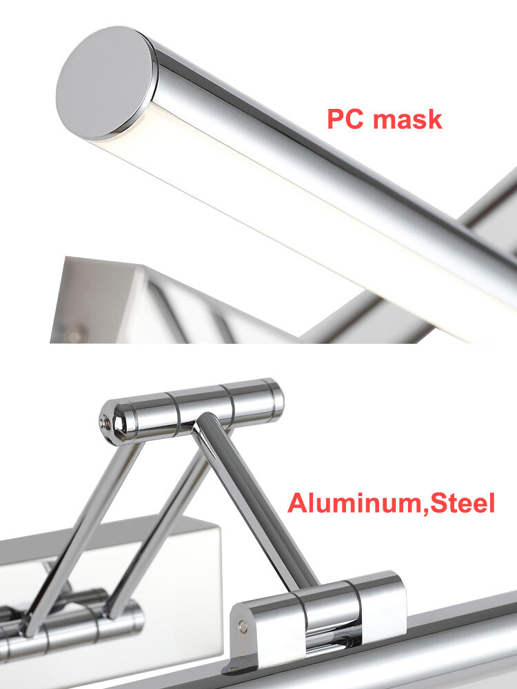 High CRI SMD LED Wall Mounted Light Fixture Foldable Mirror Front Lamp Bathroom