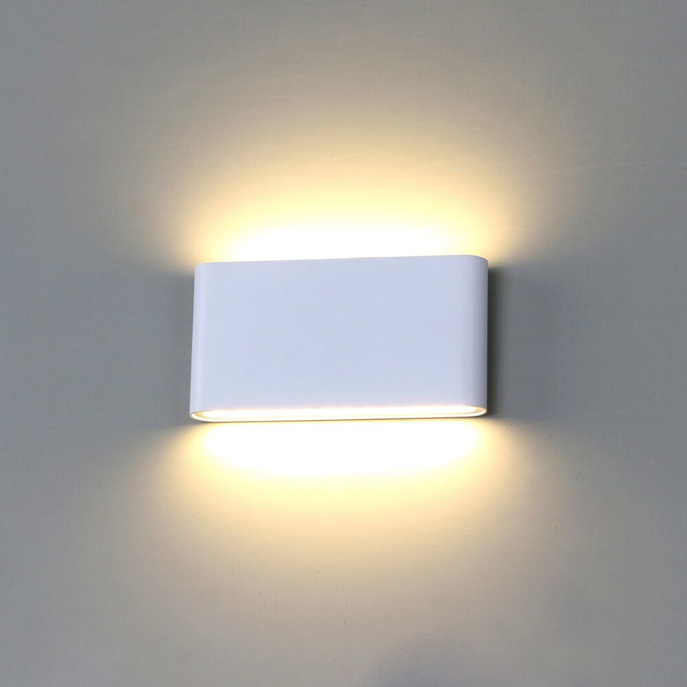 1/10x COB 6W 12W LED Wall Light Up Down Sconce Lamp Light Fixture Indoor Outdoor