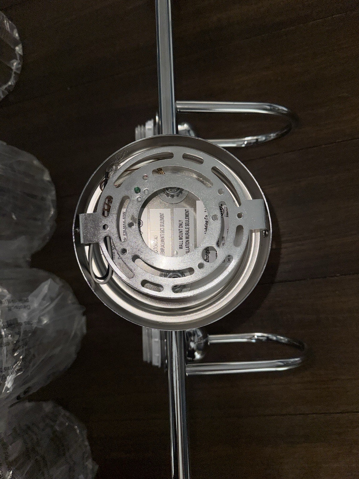 Avenlur 29.5 in. 4-Light Chrome Crystal Dimmable with Crystal Shades
