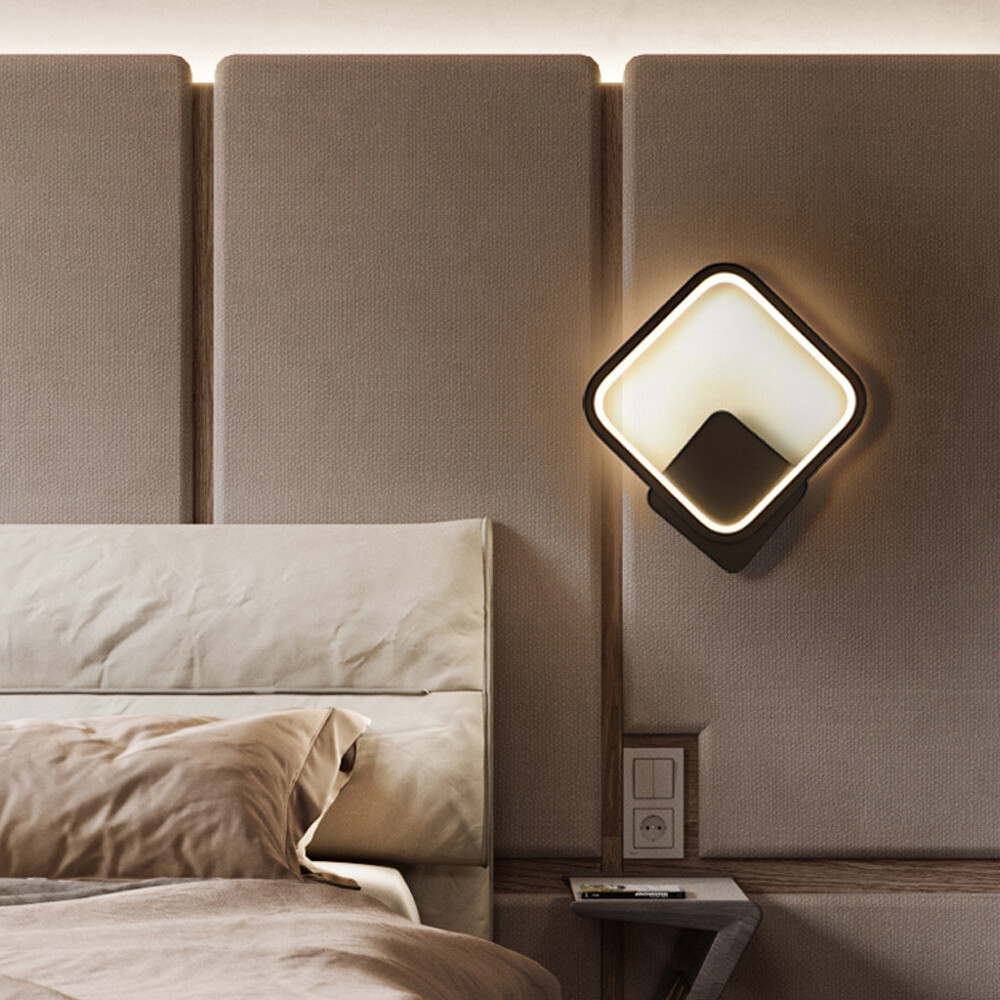 13W LED Wall Sconces Fixture Light Hotel Bedside Hall Indoor Lighting Square New