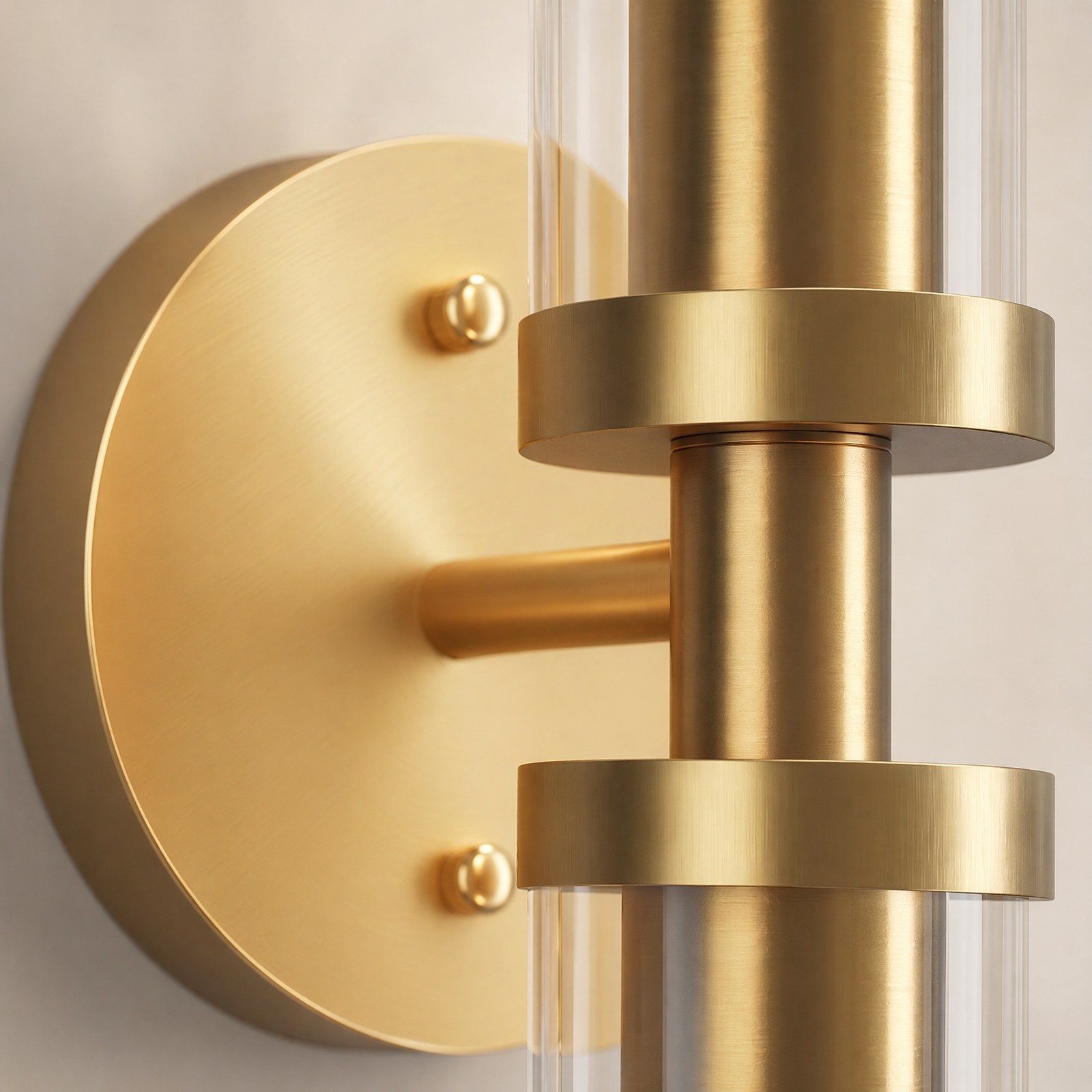 2 Pack 22» Modern Indoor Wall LED Light Gold Bathroom Vanity Sconce Fixture