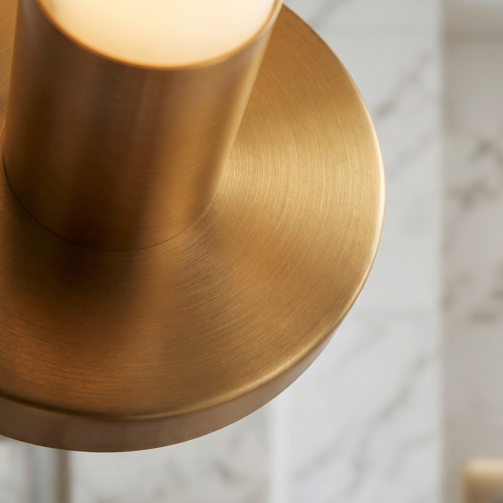 2 Pack 14 inch Gold Marble Wall Light Indoor Textured Sconce Warm White Fixture