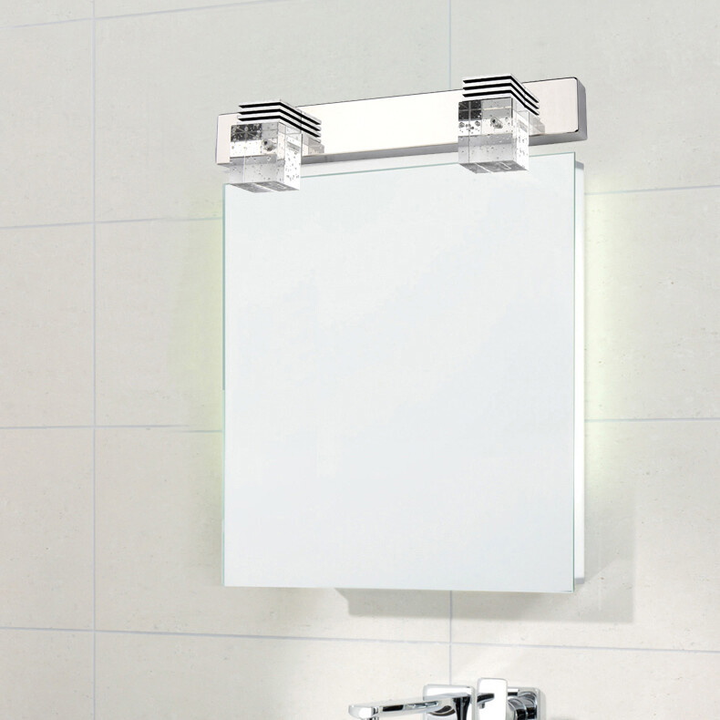 6W LED SMD K9 Crystal Vanity Wall Lamp Bath Mirror Front Light Fixture Toilet