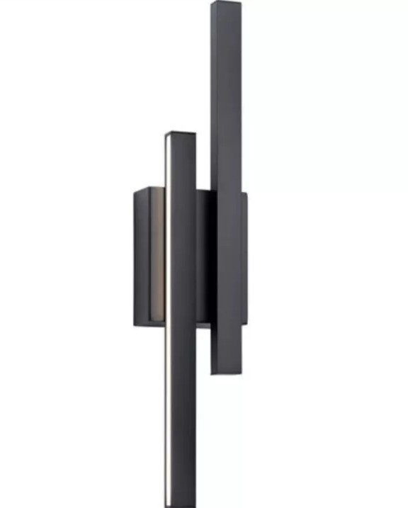 Elan Idril 2 Light Wall Sconce LED, Matte Black – 83702MBK
