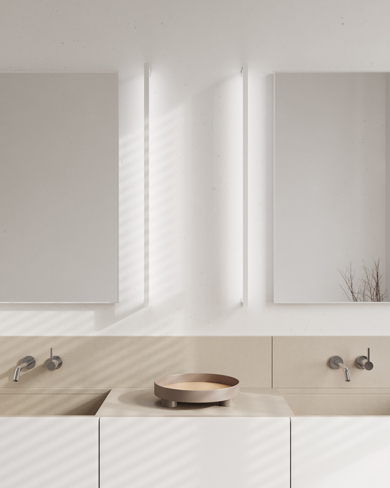 Sonneman 2814-4 Thin-Line Indirect Light 48″W Integrated LED Bath – White