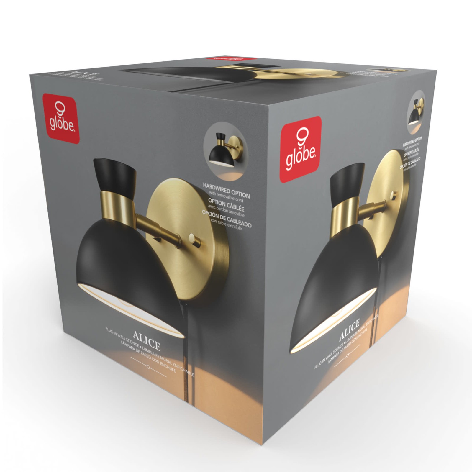 Globe Electric 91009605 Alice 7″ Tall Wall Sconce – Matte