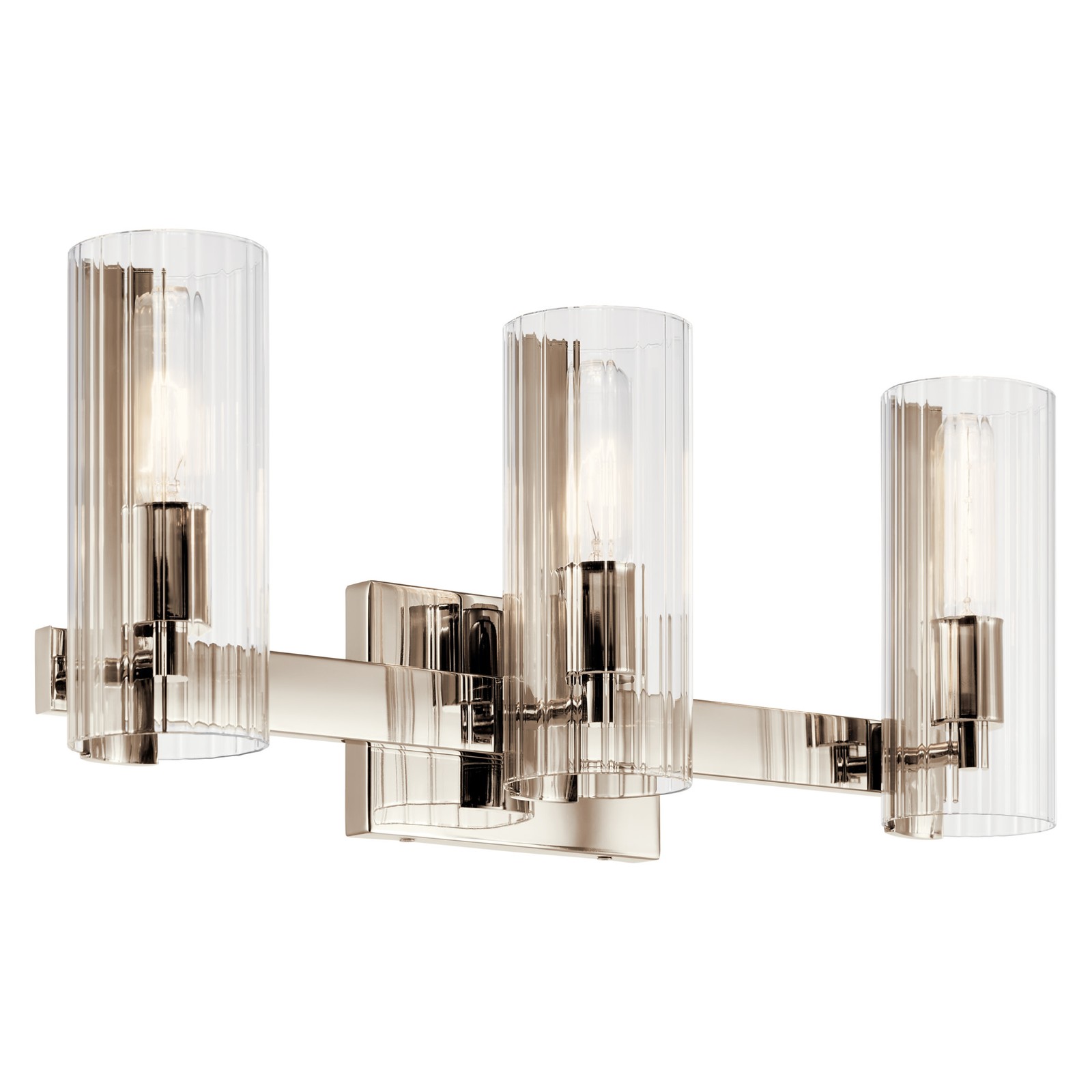 Kichler 55168 Jemsa 3 Light 23″W Vanity Light – Nickel