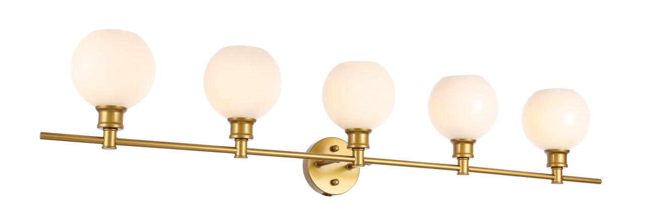 Wall Sconce Light Fixture Frosted Glass Shades Living Room Bedroom Bathroom 47″