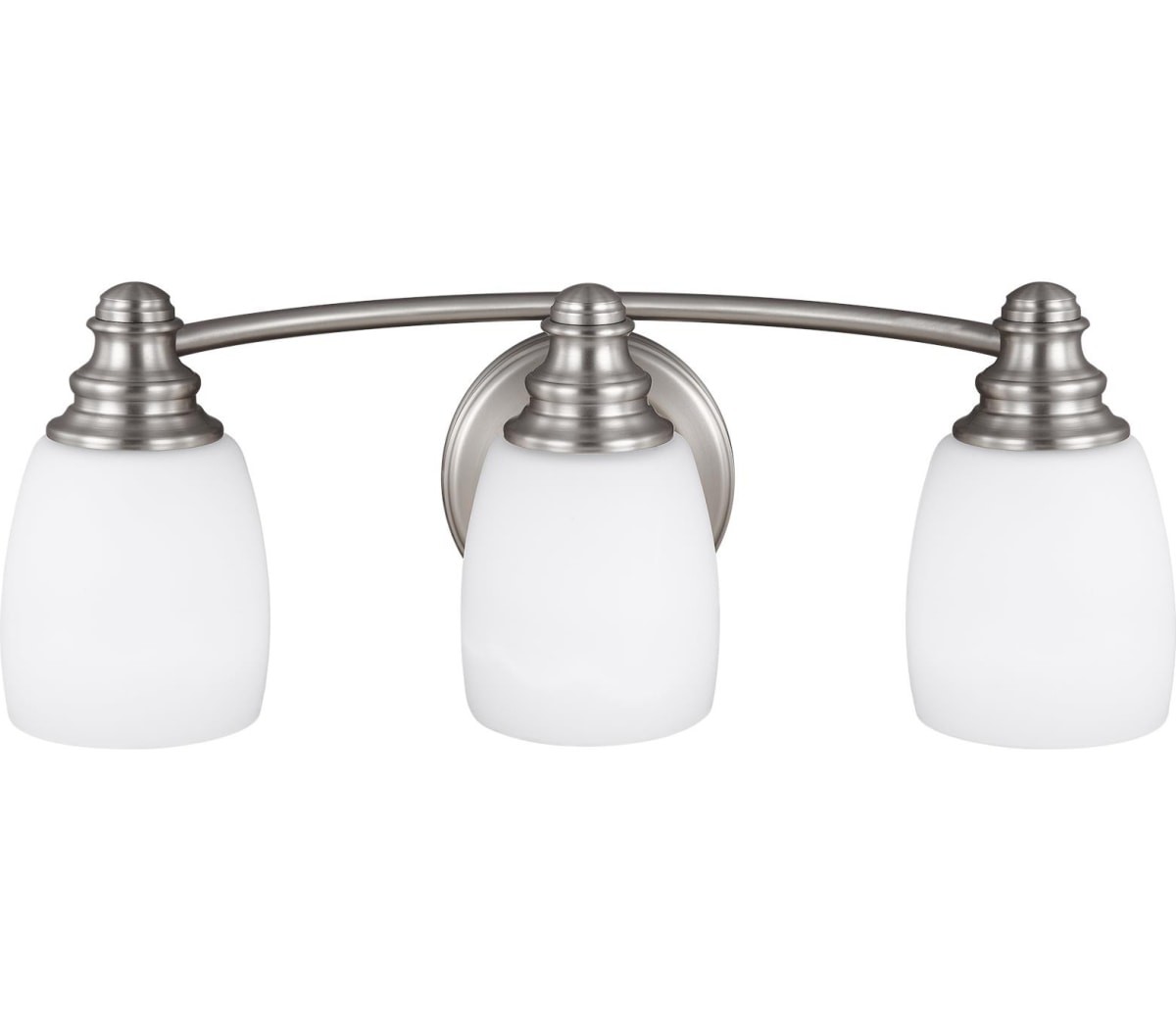 Feiss VS7403-SN Bentley Vanity, 3-Light 300 Total Watts, Satin Nickel