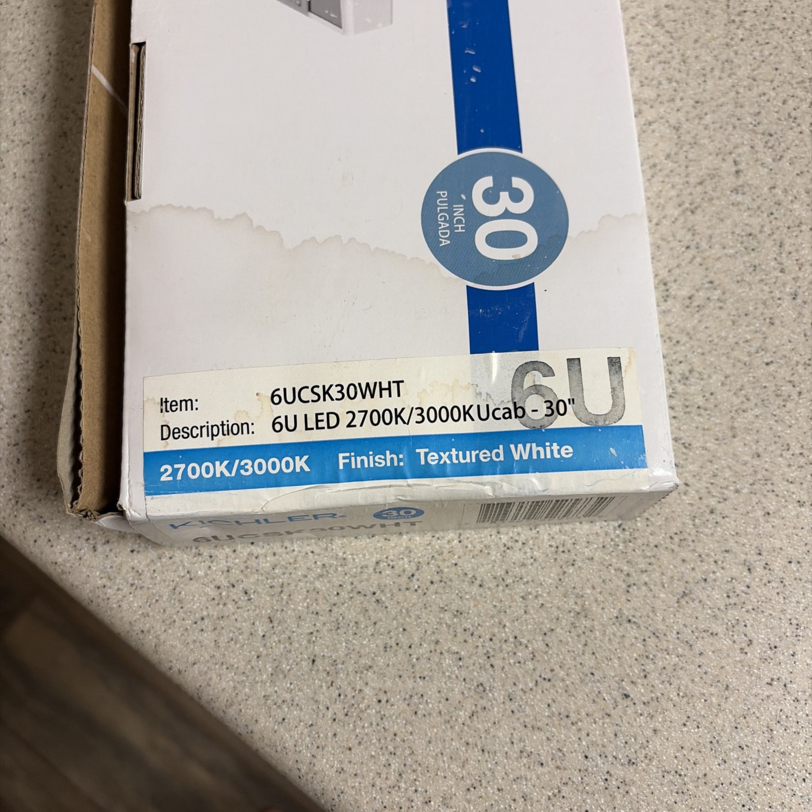 Kichler Under Cabinet Lighting 6u Series Led 2700K/3000K 30in
