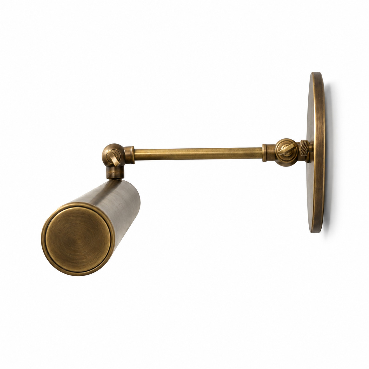 Antique Brass Picture Light Wall Sconce Adjustable Swing Arm Gallery Lamp
