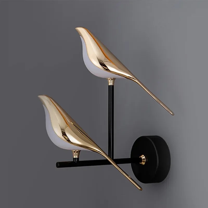 LED Wall Lamp Light Indoor Bird Bedside Bedroom Living Room Wall Lighting