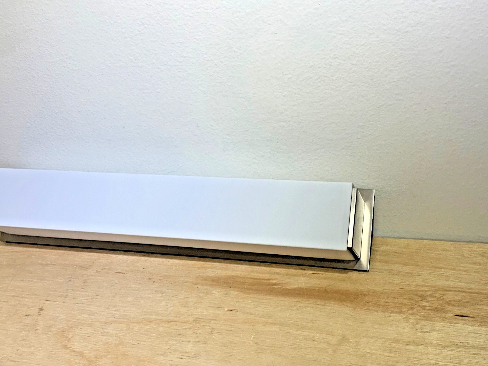 Bulk Lot (4) Oxygen | 3-544-24 | LED Flush Vanity Light | 9W Satin Nickel/White