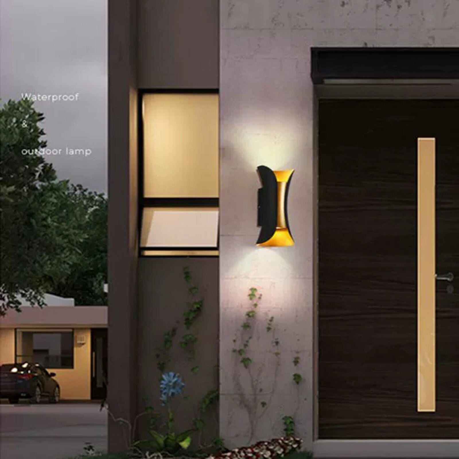 Modern LED Up Down Wall Light Sconce Lamp Fixture Outdoor Indoor Waterproof 12W