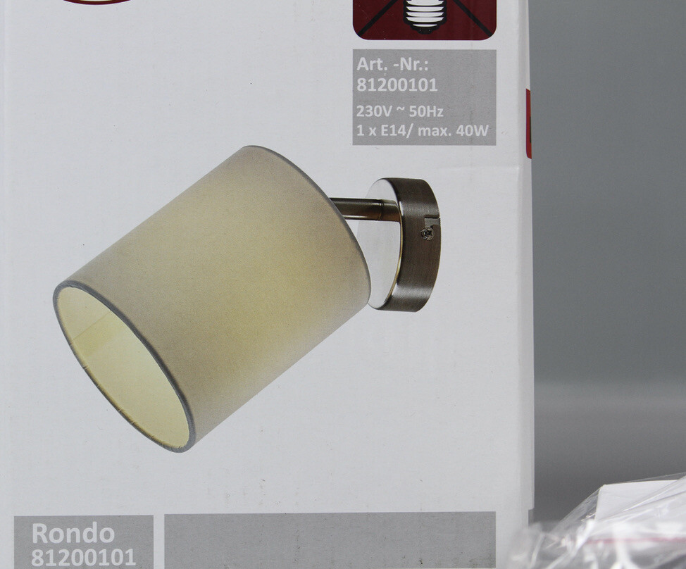 Nino lights spot RONDO E14/40W wall light spotlight lamp B9-101