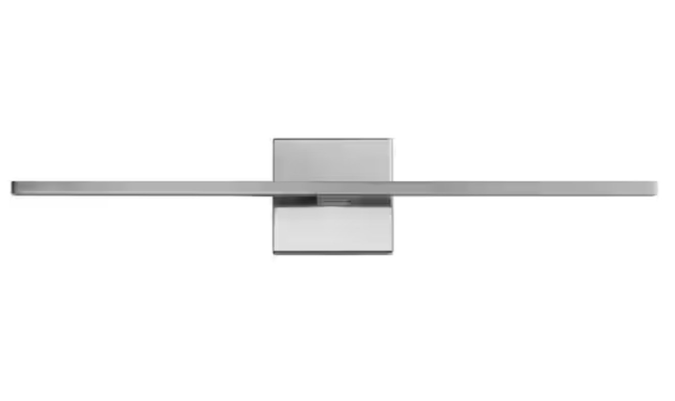 KAISITE 24 in.1-Light Brushed Nickel LED Vanity Light Bar Bathroom Light Fixture