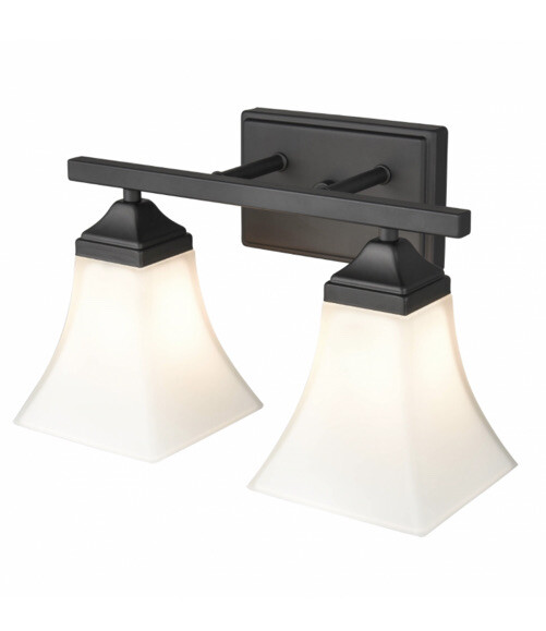 Millennium Lighting 4502-MB Vanity, Matte Black Brand New In BOX Beautiful Light