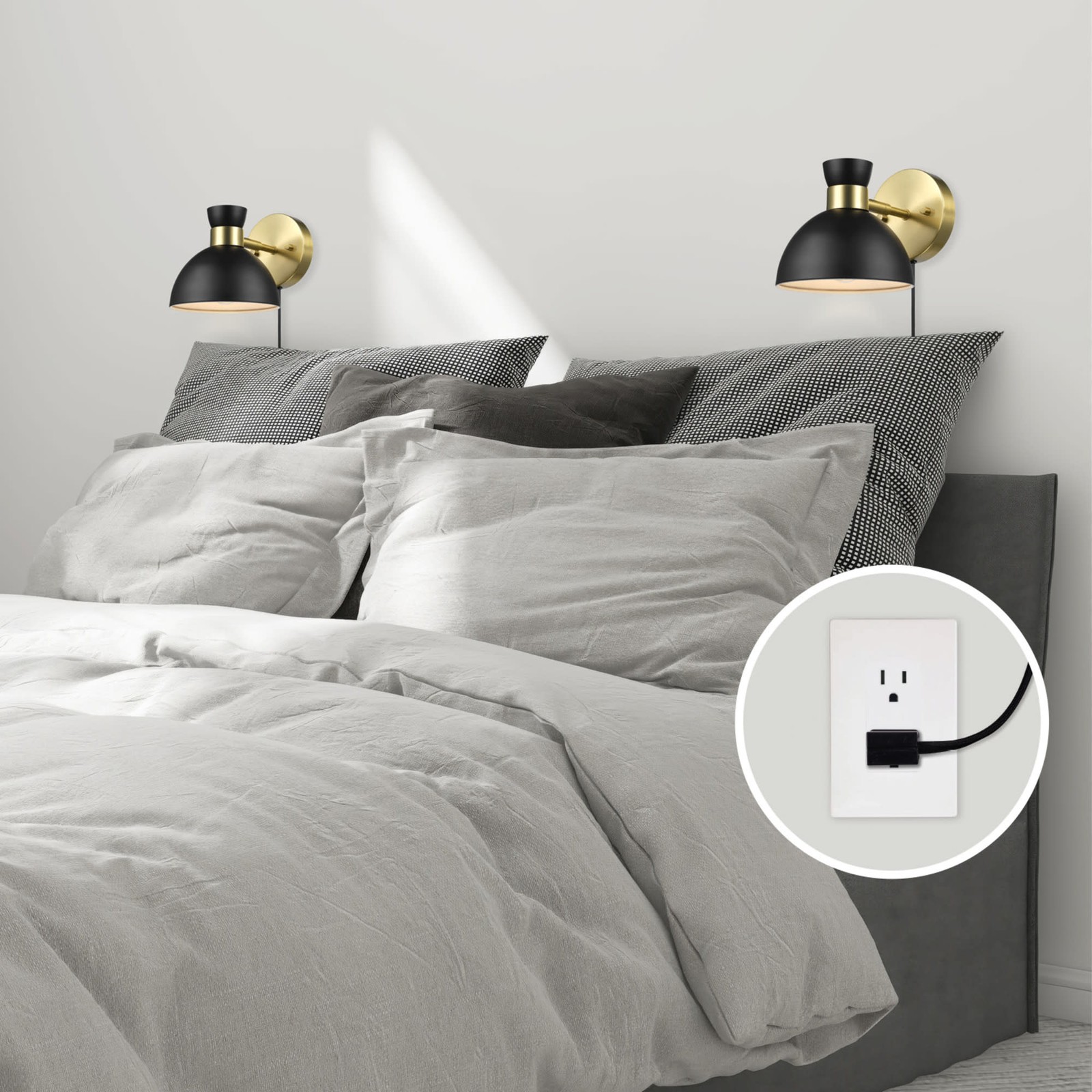 Globe Electric 91009605 Alice 7″ Tall Wall Sconce – Matte