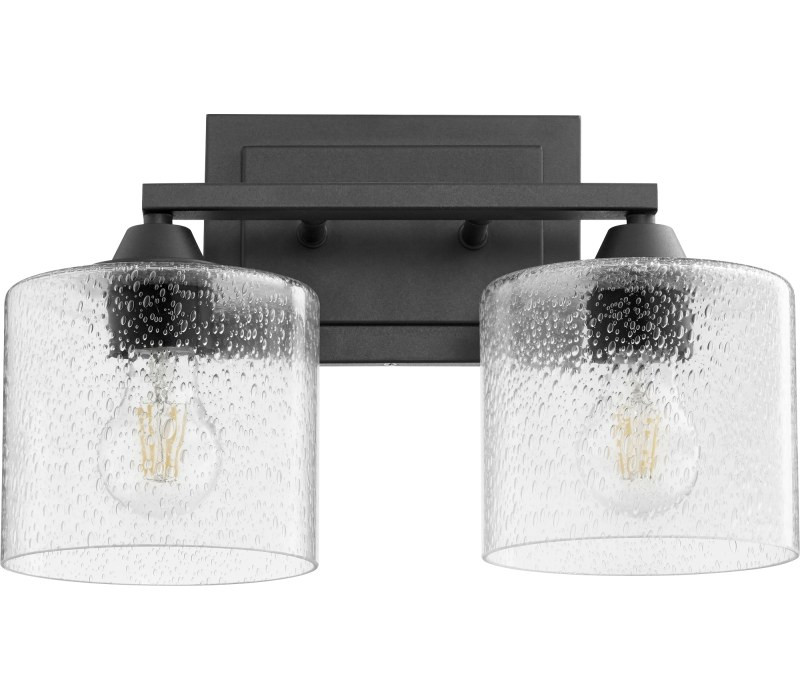 Quorum 5202-2-69 Dakota Vanity, 2-Light 200 Total Watts, Noir