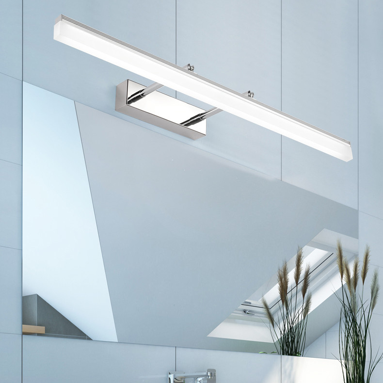LED SMD 2835 Acrylic Wall Sconce Light Fixture Retractable Vanity Mirror Lamp