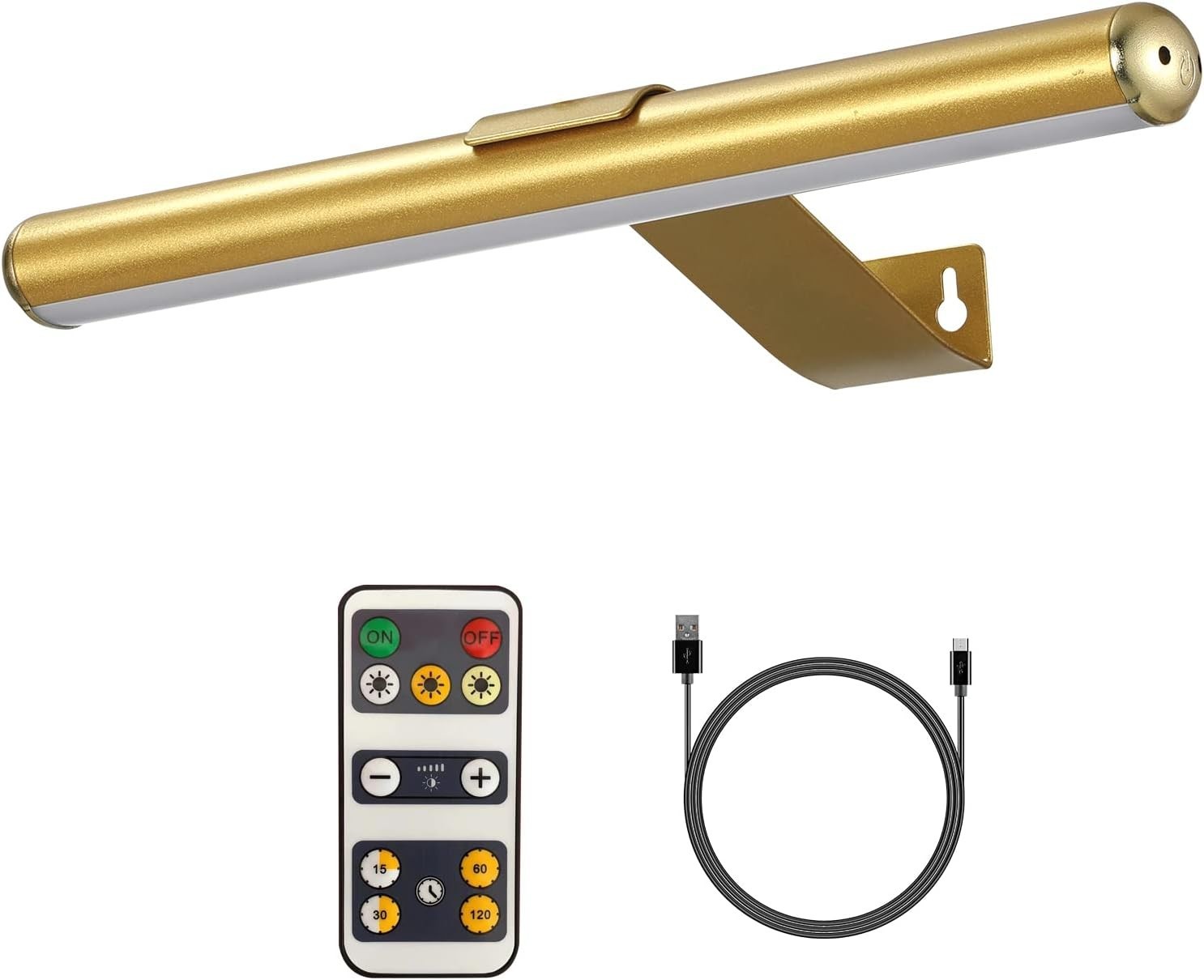 Commercial-Grade Dimmable Art Light – Wireless & Rechargeable, Timer Included