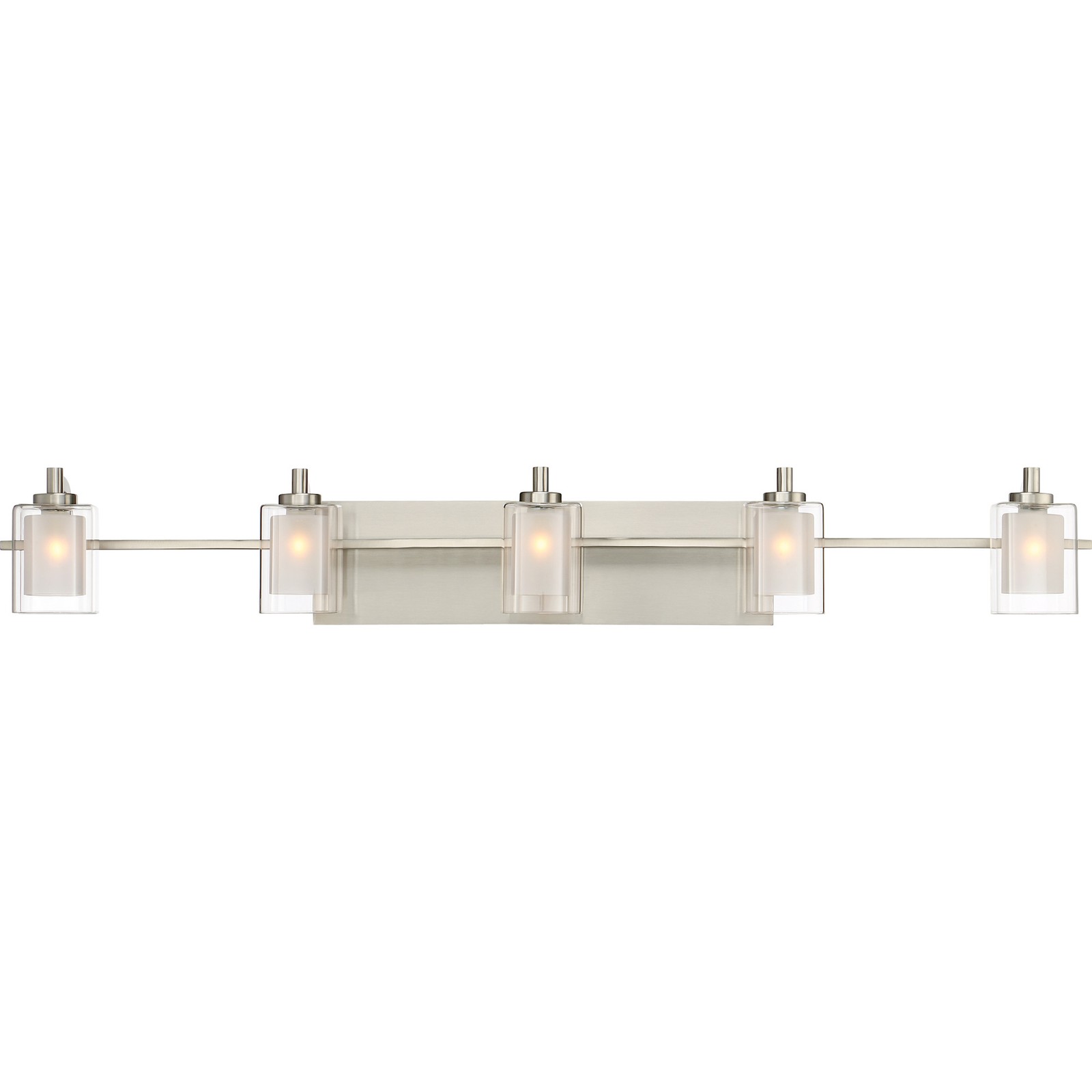 Quoizel KLT8605LED Kolt 5 Light 42″W LED Bathroom Vanity Light – Nickel