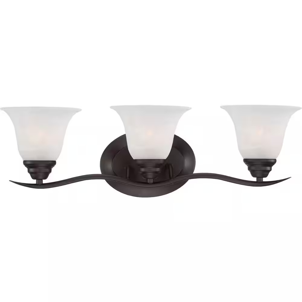 Volume Lighting V5233-79 Trinidad 3-Light Bathroom Vanity, Antique Bronze