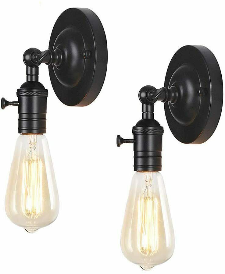 Set of 2 Wall Sconce Wall Light Fixtures Farmhouse Wall Lamp Small Hallway Lamp