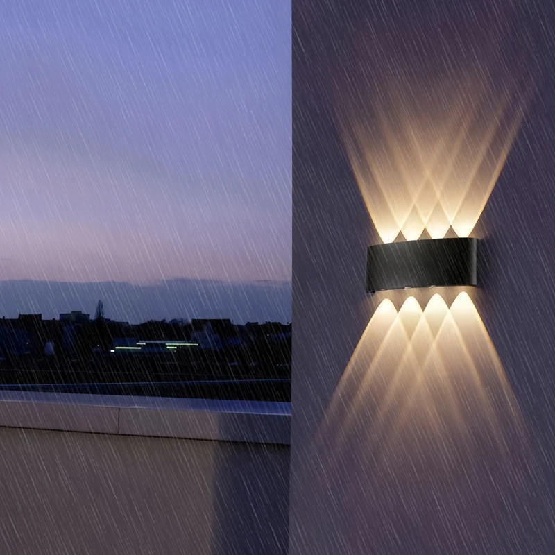 Up and Down LED Wall Lamp Waterproof Interior Wall Light For Bedroom Living Room