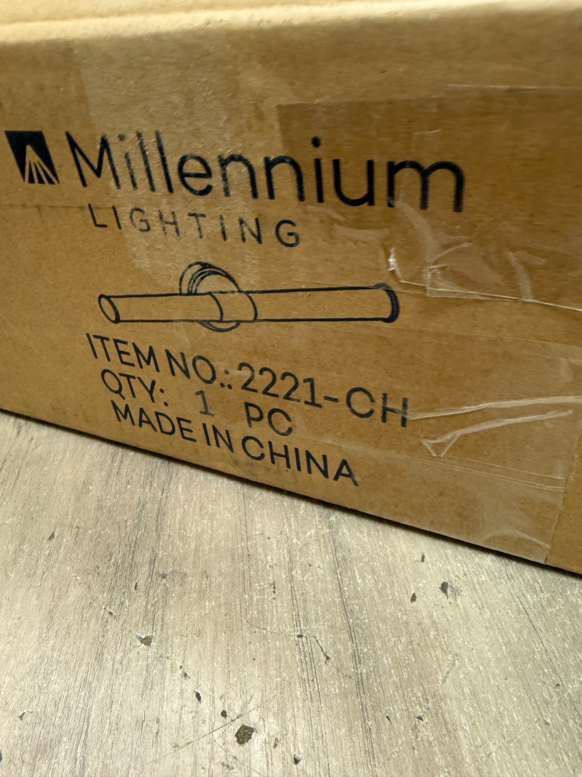 Millennium LIGHTING 2221-CH Trumann 24″ LED Bath Bar – 2 Light, Polished Chrome