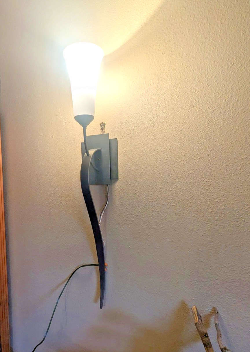 Hubbardton Forge Sweeping Taper Light Wall Sconce Iron Made in USA