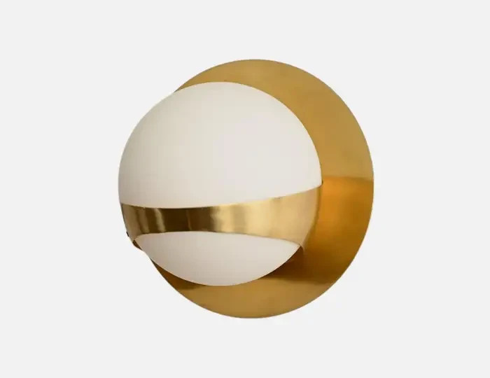 Brass Wall Sconce by Colombocreationz